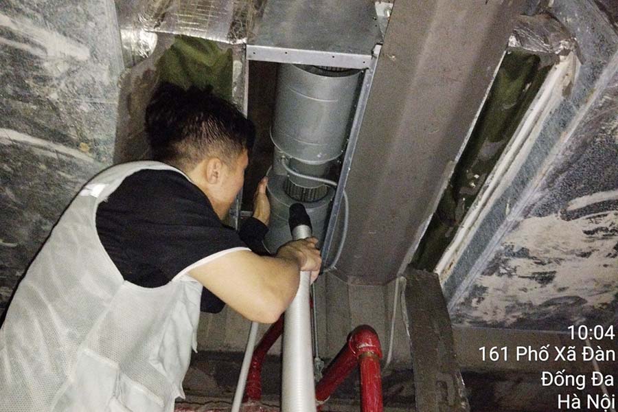 IMT bảo dưỡng hệ thống điều hòa công nghiệp tại trung tâm phát thanh truyền hình quân đội