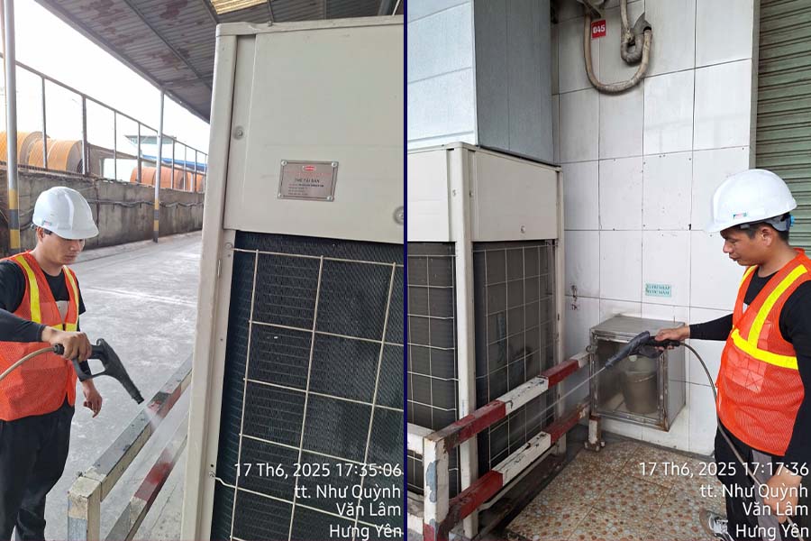 IMT bảo trì HVAC nhà máy Acecook Hưng Yên