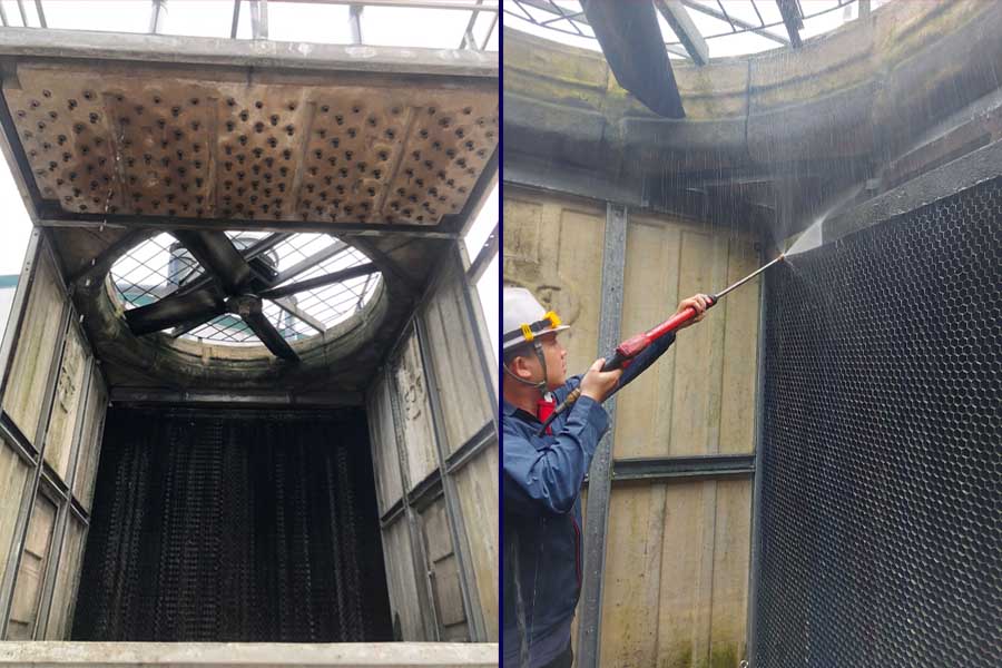 IMT bảo trì HVAC tháp giải nhiệt bệnh viện 103