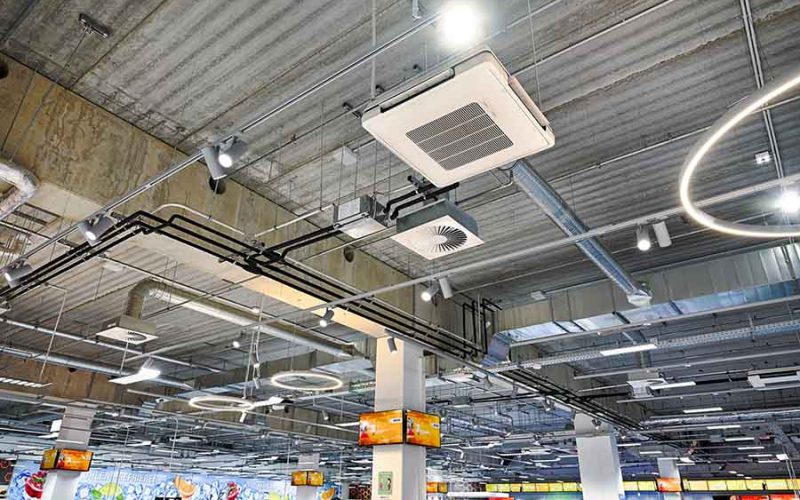 Hệ thống điều hoà trong trung tâm thương mại