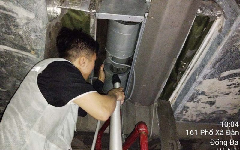 IMT bảo dưỡng hệ thống điều hòa công nghiệp tại trung tâm phát thanh truyền hình quân đội