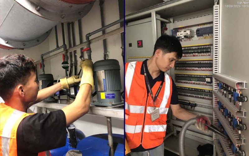 Đội ngũ IMT bảo trì điều hoà khu vực Hà Nội - Chung cư Terra An Hưng